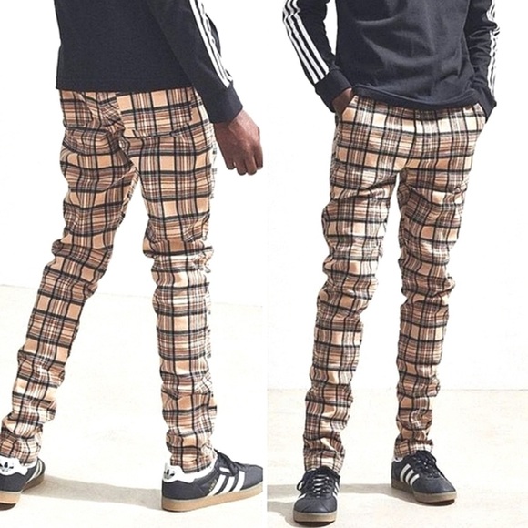Urban Outfitters Plaid Men's Pants - Picture 1 of 10